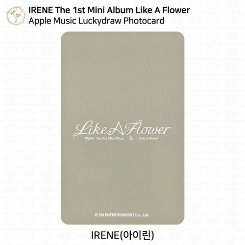 IRENE 1. Mini Album wie eine Blume Glückszeichnung Fotokarte Apple Music SW - Bild 8 von 26