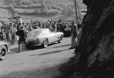 Ferrari 250Gt About To Start A Special Stage 1960 Old Photo