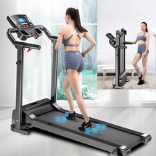 Foldable Treadmill 9% Incline Home Gym Walking Electric  Running Machine Office