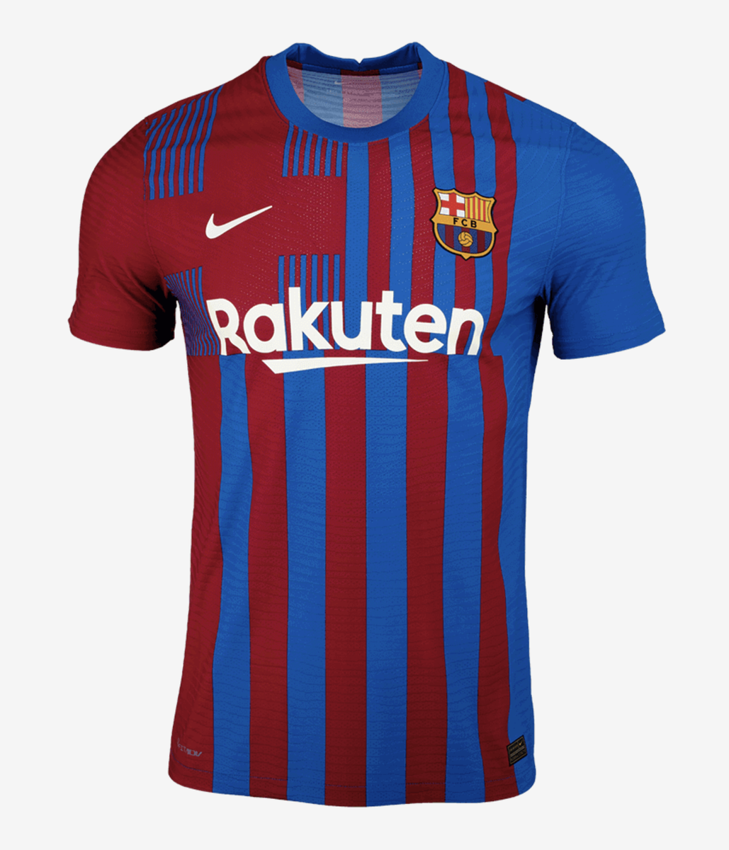 Nike Men Barcelona FC Dry ADV Home Match T-Shirt Blue Tee Nike Men Barcelona FC Dry ADV Home Match T-Shirt Blue Tee
