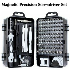 115 in 1 Precision Screwdriver Set Acssart Magnetic Bit Computer Repair Tool Kit