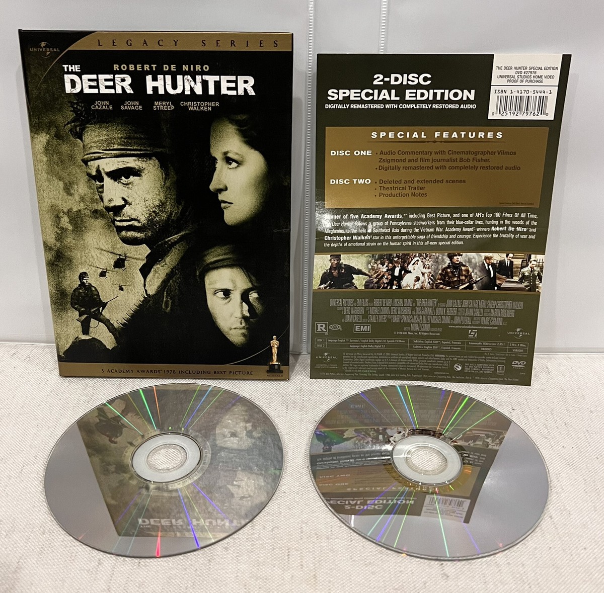 Taxi Driver - The Deer Hunter - Mean Street 3 Robert DeNiro DVDs