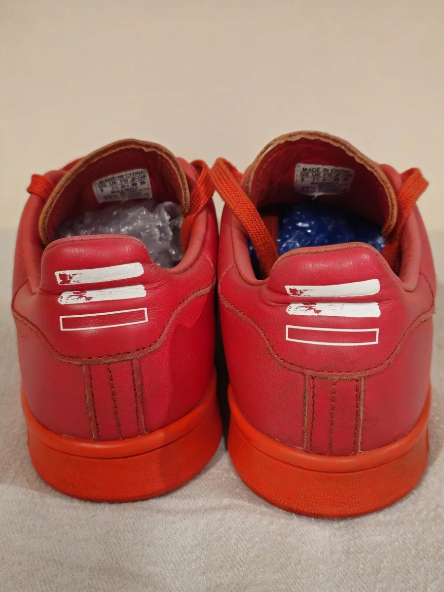 Pharrell x adidas originals stan cheap smith red b25385
