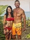 BRAD & MONICA CULPEPPER  TAMPA BAY BUCCANEEERS SIGNED AUTOGRAPHED 8X10 SURVIVOR