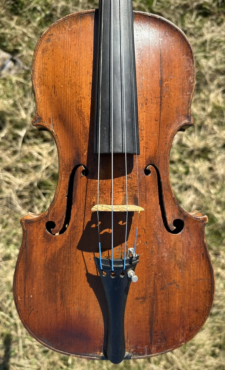 18th Century Johann Gottlieb Hoyer Violin 4 4 Grafted