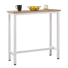 Bartisch Bistrotisch Stehtisch Esstisch Metallgestell 100x40x100cm tb33hei