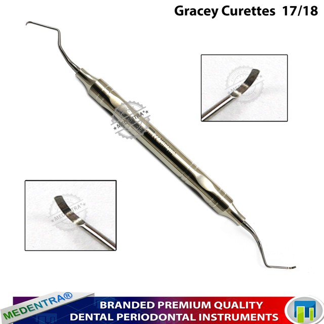 Universal Periodontal Gracey Curettes 10mm Handle Root Canal Cavity