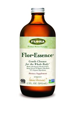 Flora Health Flor-Essence Liquid Tea 500mL 8-Herb Detox Cleanse Vegan Organic