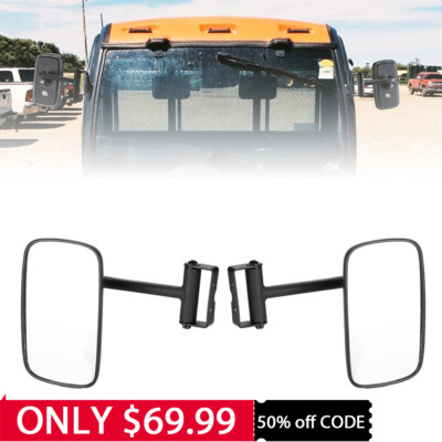 2PCS UTV Rear View Side Mirrors for Kubota RTV400/ 500/ 1100 RTV1140 ...