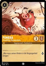 Disney Lorcana Pumbaa - Freundliches Warzenschwein 17/204 Karte Deutsch