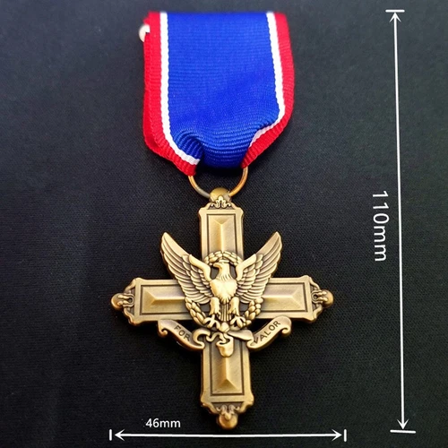 American Cross Eagle Badge Brooch Pin Medal Emblem High Quality Metal Medal - Picture 2 of 3