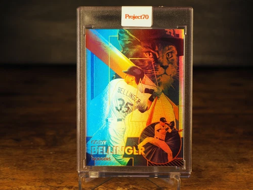 TOPPS PROJECT 70 FOIL CARD #243 CODY BELLINGER by MATT TAYLOR DODGERS 65/70