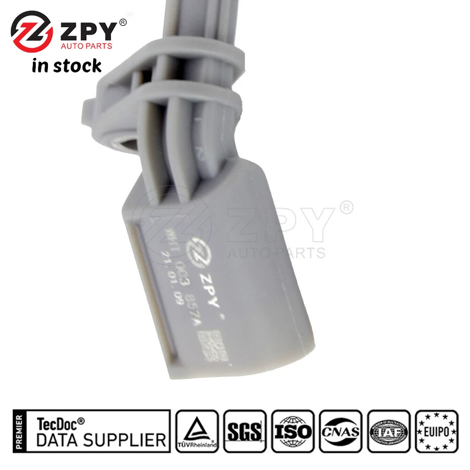 ZPY ABS Left Rear Speed Sensor For VW Golf Passat Tiguan Audi A3 TT WHT003857B - Image 2 of 4