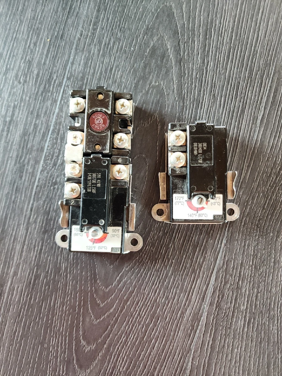 Upper And Lower Electric Water Heater Thermostats Dual Element 240 Volt |  eBay