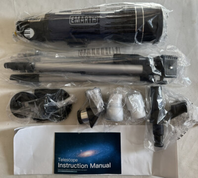 Telescope 70MM Aperture Kids Telescope with 2 Eyepieces, 360MM Refractor...
