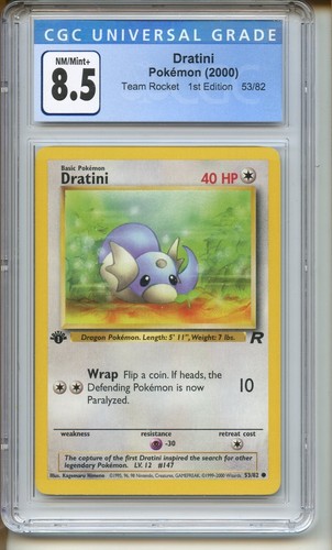 Dratini (1st Edition) graded CGC 8.5 for sale on eBay