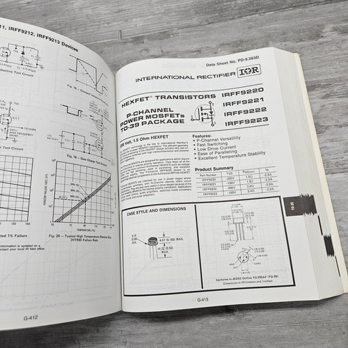Hexfet Power Mosfet Designers Manual International Rectifier HDB-4 - Foto 8 di 10