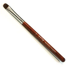 777F Manicure & Pedicure French Brush -  Red Wood Handle Size #12