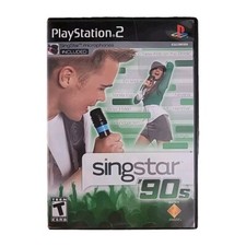 SingStar 90's (Sony Playstation 2 PS2) Game, Case, Manual