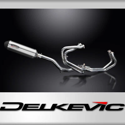 DELKEVIC Honda VFR800 FI 1998-2001 Echappement Complet Silencieux 343mm X-Ovale Inox