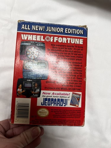 CIB Wheel of Fortune Junior Edition Nintendo Entertainment System 1989 NES CQKab - Picture 6 of 15