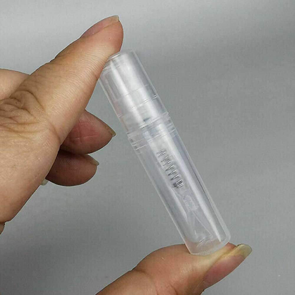 2ml Clear Plastic Empty Bottle Spray Refillable Perfume Atomizer Bottles 10 Pack