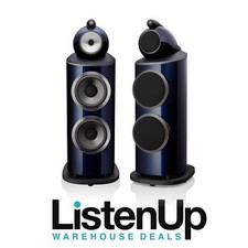 B&w 801 D4 Floorstanding Speaker - Pair- Midnight Blue Metallic - *b-stock*