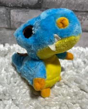 Aurora Yoohoo & Friends Rexee The Blue & Yellow T-Rex 5.5” Soft Beanie Plush