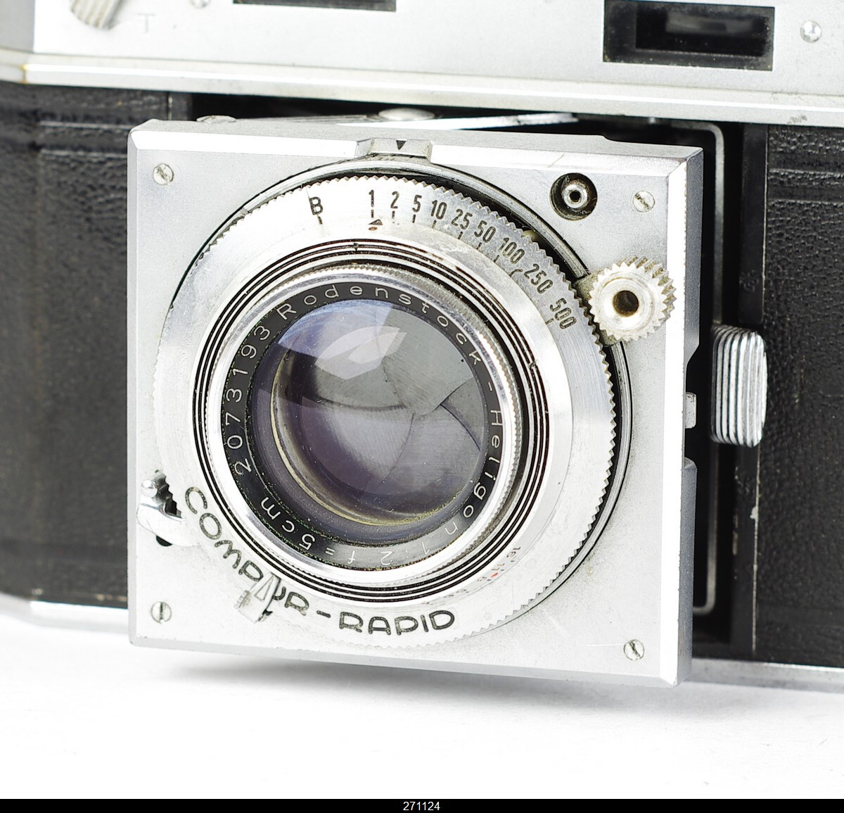 Agfa Karat 36 Folding Rangefinder Camera W/ Rodenstock Heligon 2