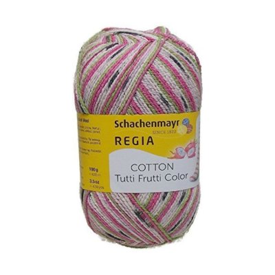 100g Sockenwolle REGIA Cotton Tutti Frutti Color Baumwolle