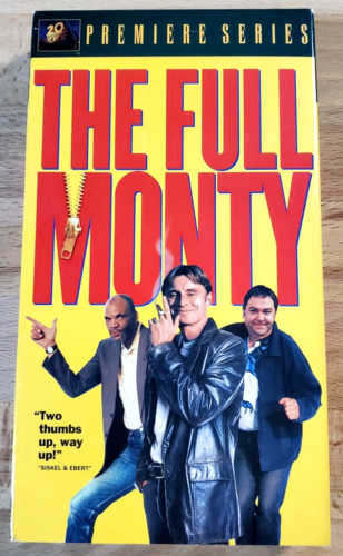 VHS Home Video Comedy Movie The Full Monty (1998) Robert Carlyle Mark Addy - Zdjęcie 1 z 4