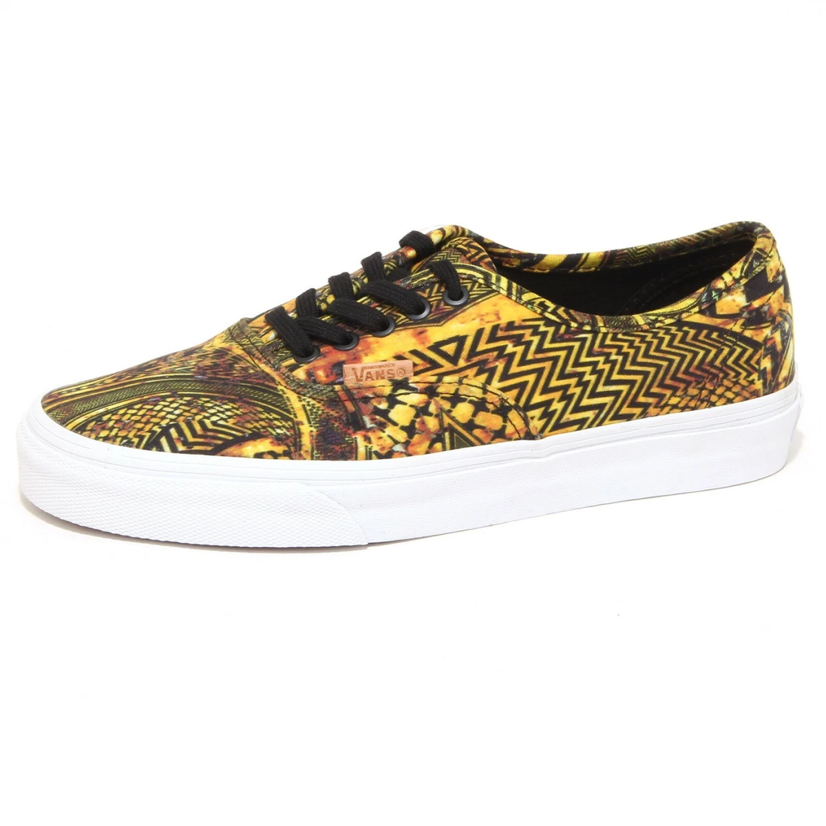 7912P sneaker donna VANS AUTHENTIC CA giallo nero shoe woman eBay