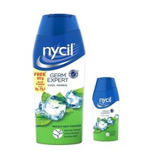 Nycil Cool Herbal Prickly Heat Talcum Powder, 150g Cool Herbal 60g Free 
