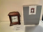 80s SEIKO WOODEN TABLE DESK CLOCK QUARTZ VINTAGE WATCH WATCHES WATCH NOS H 22cm