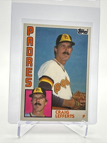 1984 Topps Traded TIFFANY Craig Lefferts Card #72T NM-MT FREE SHIPPING - 第 1/3 張圖片