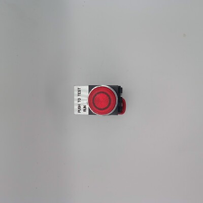 NEW WESTINGHOUSE PB3GT0T1/PB3T1 PUST TO TEST RED LENS/ 120V TRANSFORMER TYPE