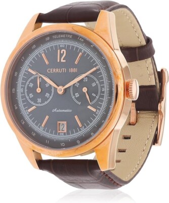 Cerruti 1881 AUTOMATIK Herrenuhr Gangreserve Datum Edelstahl rose CRA074C2731