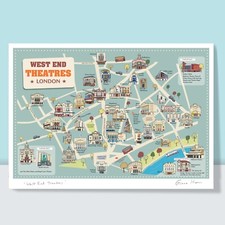 London West End theatre map