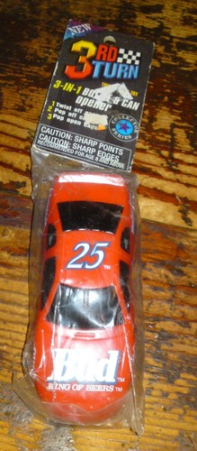 #25 Ouvre bouteille/boîte 3 en 1 Nascar 3ème tour neuf