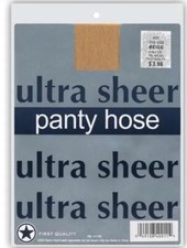 QUEEN / ONE SIZE Ultra Sheer Pantyhose Nylons Hosiery Stockings- 3 Pairs
