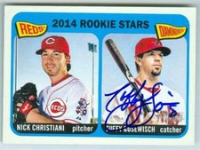 Tuffy Gosewisch autographed baseball card Diamondbacks 2014 Topps Heritage #181