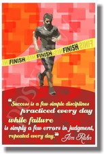 Success Is a Few Simple Disciplines - Red - NEW Motivational Poster cm974 