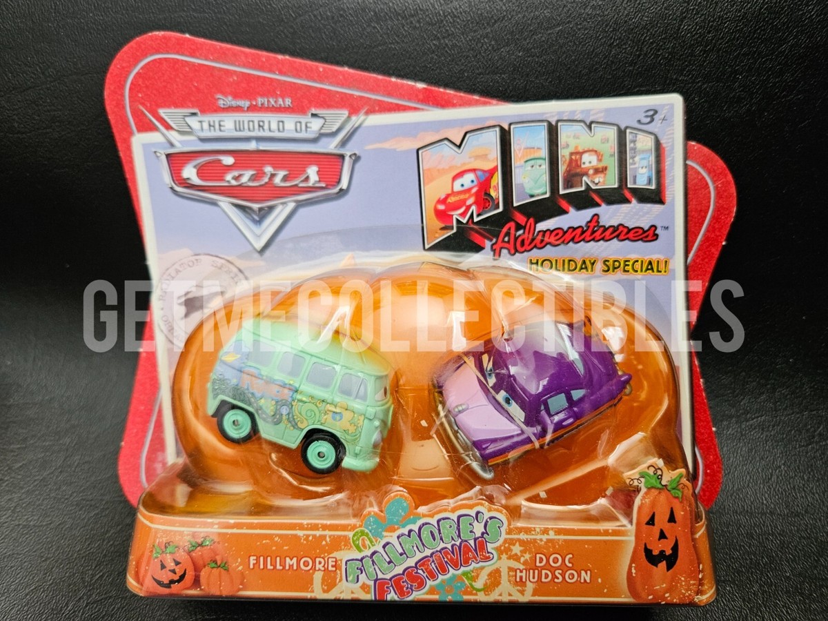 DISNEY PIXAR CARS MINI ADVENTURES FILLMORE FESTIVAL DOC HUDSON