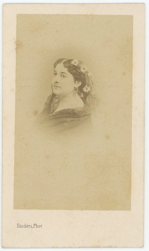 Anciennes (Av. 1900) - FEMME vers 1865 CDV par Franck Paris