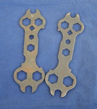 VINTAGE GERMAN GDR DDR BICYCLE BIKE WRENCH TOOL SET of 2 pcs