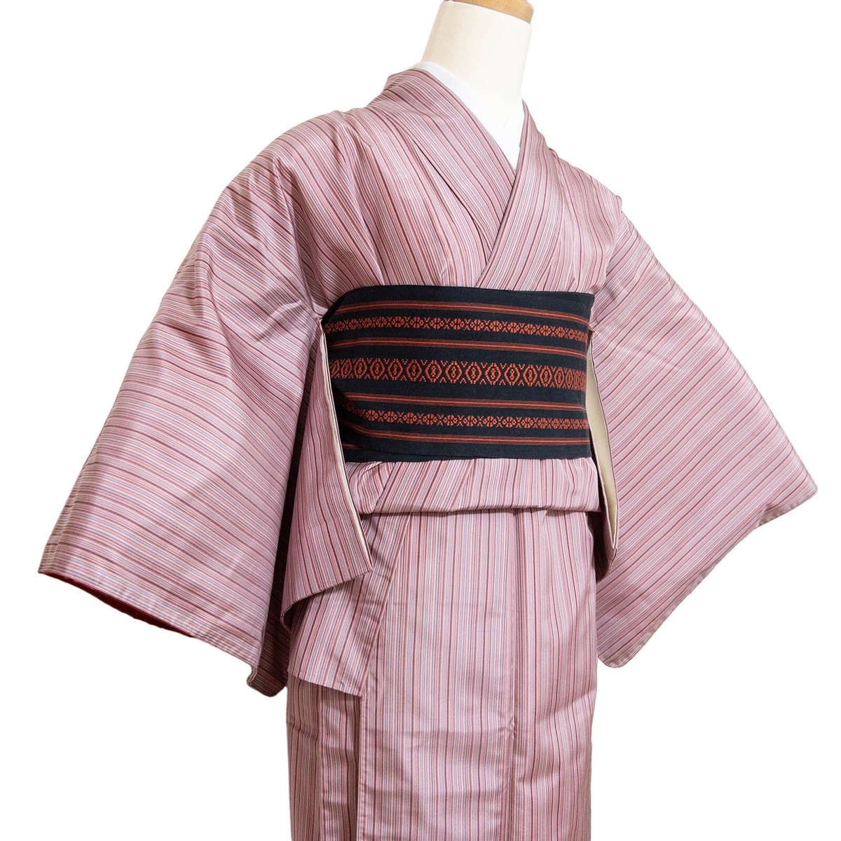 未使用級】 TTT MSW KIMONO STRIPE SHIRT ストライプ