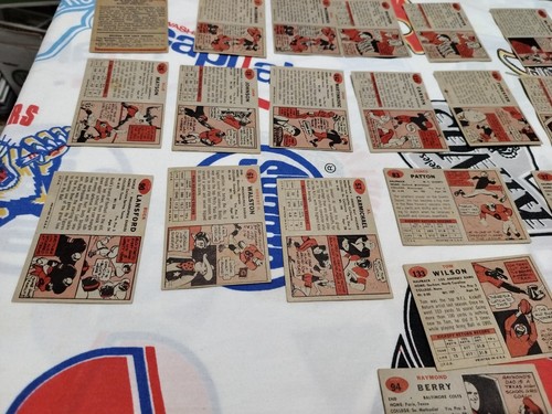 31x 1957 1955 Fußball Topps Set-Break # 94 Raymond Berry RC Lot - Bild 12 von 13