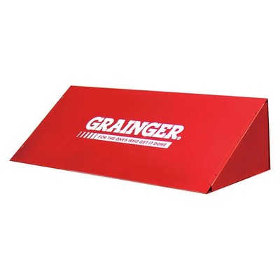 DURHAM MFG 379-17-S1148 Bin Topper,Red,Steel,Powder Coated 49H235