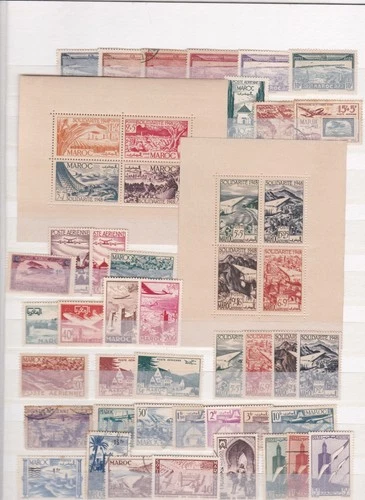 Lot of many diff. stamps from Morocco NH/MH/MNG/used