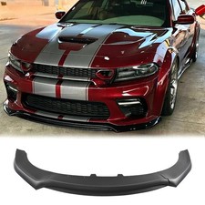 Front Bumper Lip for Dodge Charger SRT Hellcat Widebody 2020 2021 2022 2023 ...